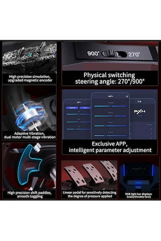 Pxn V9 Gen2 Pc/ps3-4/ Xbox S-x Yarış Direksiyonu