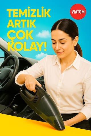 Çakmaklık Girişli Islak Kuru Araç Elektrikli Süpürge Çakmak Girişli Sinbo Çok Renkli