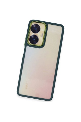 Realme C55 Kılıf Dora Kapak - Haki Yeşil