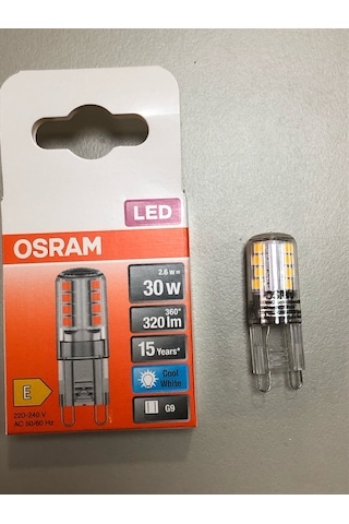 3 Adet Osram G9 Led 3w 30w 320 Lümen 4000 Kelvin Günışığı