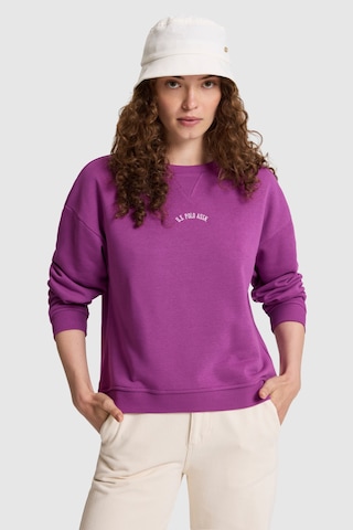 U.S. Polo Assn. Kadın Menekşe Sweatshirt 50328959-vr037 Menekse