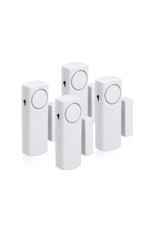 Maiyame 4'lü Ev Güvenliği Alarm Seti - Kablosuz Pencere/kapı Alarmları - Manyetik Tetikleyici - 100 Db Ses Gücü - Kolay Kurulum