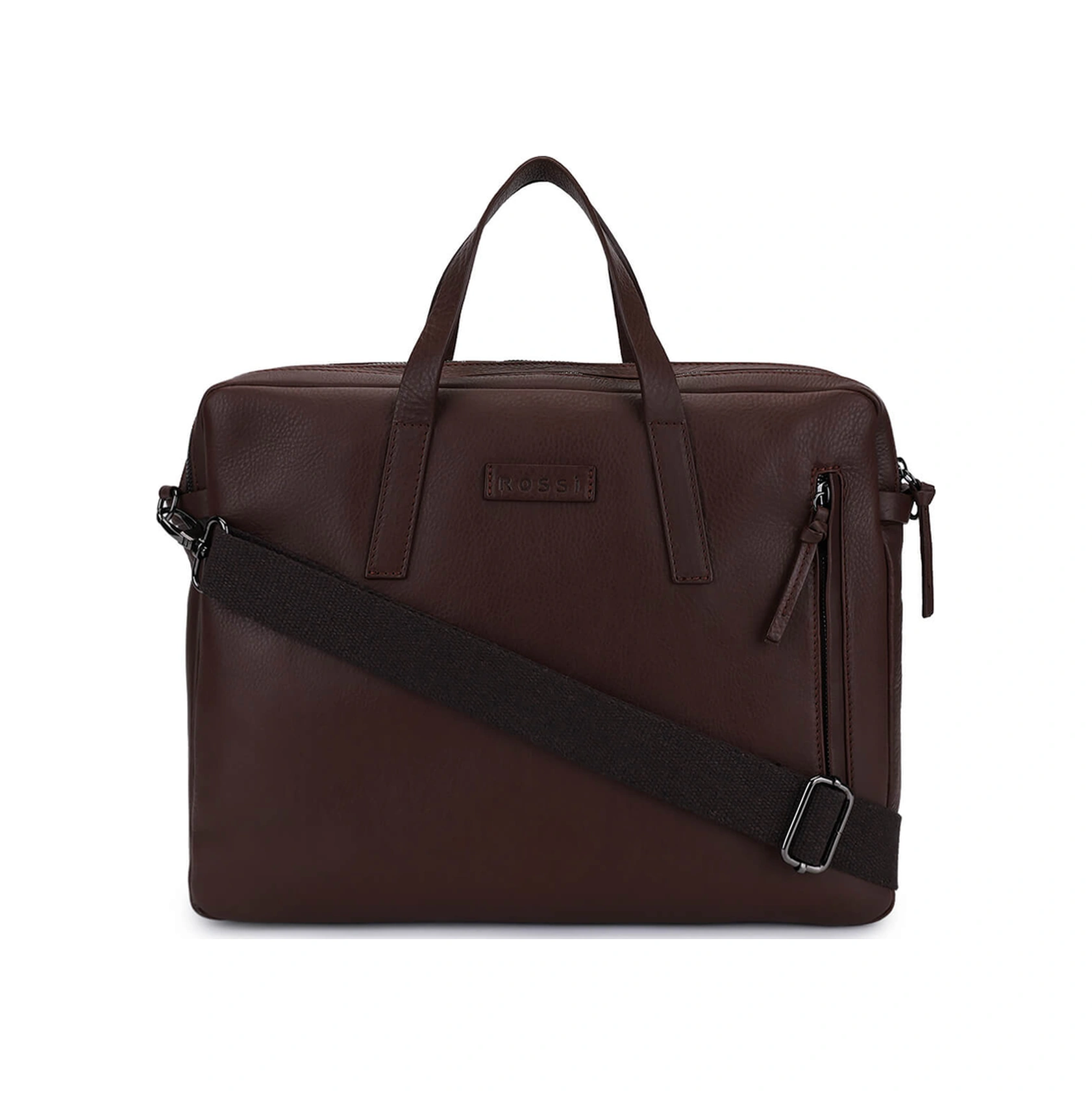 Bruno Shoes Bruno Rossi Bag Erkek Hakiki Deri Kahverengi Evrak Çantası 1048 R258 Erk Cnt Sk25-26 Caffe Kahverengi