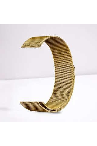 Apple Uyumlu Watch Milano Seri 42,44,45,49mm, 1/2/3/4/5/6/se/7/8/ultra Metal Akıllı Saat Kordon Ve Kayışı Gold