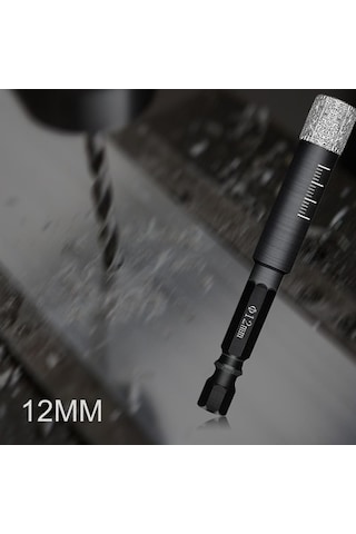 Lijinxu Taş Porselen Granit 12mm Için Elmas Kuru Matkap Ucu Seti