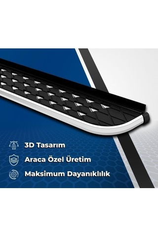 Tiguan Araca Özel Yan Basamak Etekli 2024 2025 2026 2027