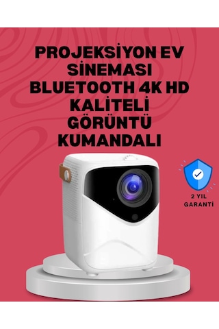 Android Sistemli Mini Projektör - Uygulama Destekli Akıllı Kullanım