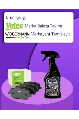 Nissan Qashqai 2013-2019 Valeo Arka Fren Balatası