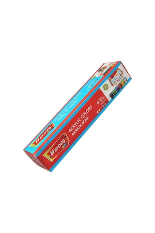 Akrilik Boya 6 Renk 25 ml 1 Paket Akrilik Boya Seti 6 Lı Kağıt Tuval Ahşap Cam Duvar Metal Boyama