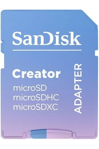 Creator 256gb 190/130mb/s Microsdxc Uhs-ı A2 V30 Adaptörlü Hafıza Kartı Sdsqxav-256g-ın6ms