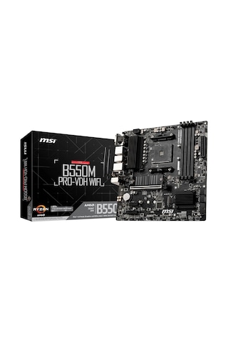 Msi B550m Pro-vdh Wifi 4400mhz Oc M.2 Am4 Matx Anakart