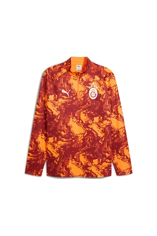 Gsstore Galatasaray Puma A Takım 1/4 Fermuarlı Uzun Kollu Antrenman Üst 78290101 Kırmızı