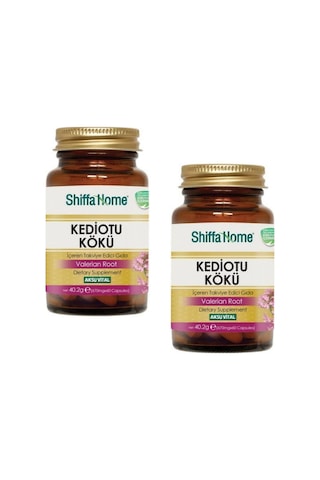 Aksu Vital Shiffa Home Valerian Root - Kediotu Kökü 60 Kapsül 2 Adet