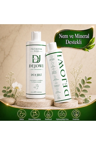 Dejowi V50 Premium Panthenol Destekli Nemlendirici Duş Jeli, 400 Ml, Gliserin Ve Panthenol B5 İçerikli Diğer