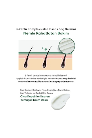 Hassasiyeti Nemle Rahatlatan Cica İçeren Saç&saç Derisi Kremi Mılk Baobab Cica Refreshing Scalp Pack