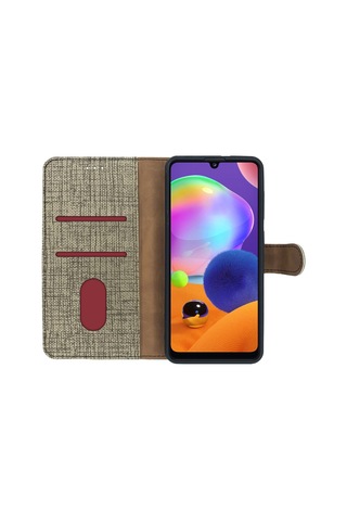 General Mobile Gm 10 Kilif Fitcase Fabric Kapakli Cüzdanli 444388828