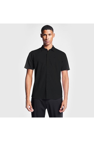 Lescon Erkek Kısa Kollu Gömlek 25s-1207-25n Siyah