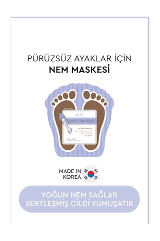 Mjcaare Premium - Yoğun Nemlendirici Ayak Bakım Peeling Maske Set