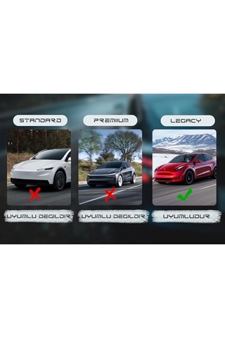 Ayrex 4'lü Set T Parts Tesla Model Y 19'' V2 Uberturbin Jant Kapağı