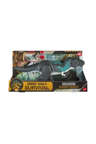 Mattel Jurassic World Muscle Madness Tyrannosaurus Rex Action Fig