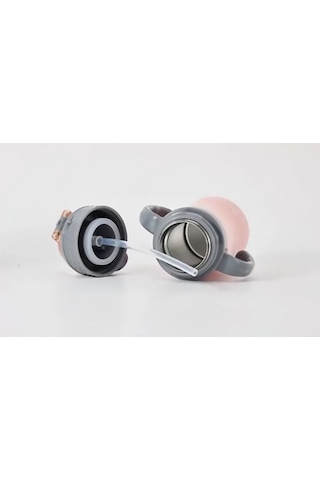 Penguen 3048 Biberon Termos Pembe Çelik Çift Katlı 280ml Pembe