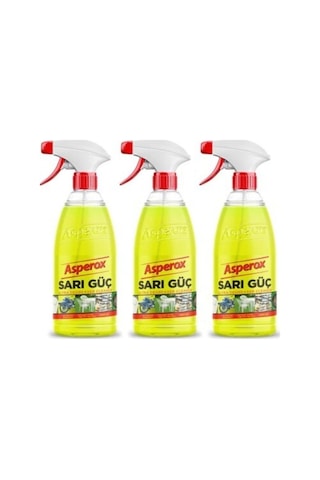 Asperox Ultra Sarı Güç Yağ Sökücü 1 Lt X3 Adet 3'lü Set