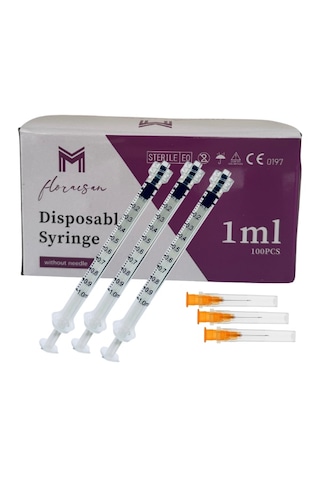 Enjektör 1 Ml Kilitli 25g 25mm İğne 100 Adet / Kutu Enjektör 1 Ml Kilitli 25g 25mm İğne 100 Adet / Kutu
