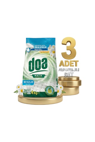 Doa Matik Deterjan Beyazlar 3x4 Kg