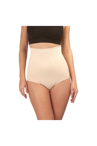 New Lilla 002 Yüksek Slikon Bel Tutucu Toparlayıcı Slip Korse Ten Rengi