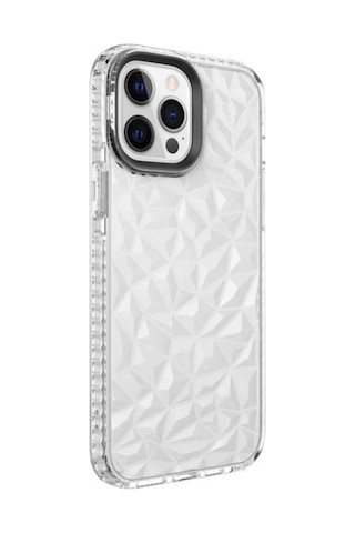 Apple Uyumlu iPhone 13 Pro Max Kılıf Zore Buzz Kapak Beyaz