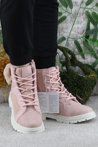 Fort Cool Luno Rahat Sıcak Astar Kaymaz Taban Kız Çocuk Bot Pudra