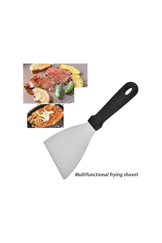 3b Trend Ergonomik Kaymaz Sap Geniş Ağızlı Mutfak Spatulası 8 Cm Siyah