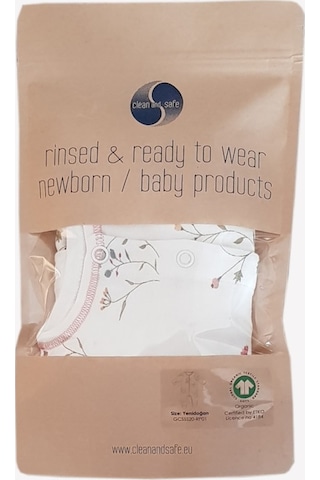 Ozmoz Steril, Giyilmeye Hazır Kız Bebek Organik Tulum Beyaz