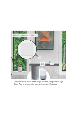 Pazly Tuya Akıllı Ev Ağ Geçidi - Bluetooth Mesh, Wi-fi, 128 Cihaz, Google Asistan Destekli