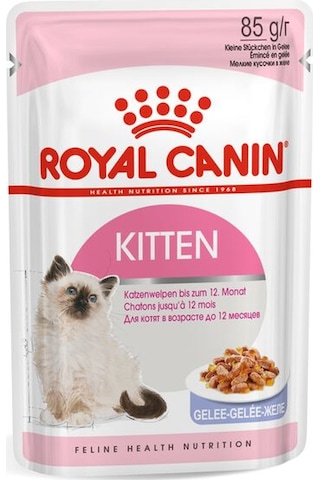 Royal Canin Kitten İnstinctive In Jelly Pouch Yavru Kedi Yaş Maması 12 x 85 G