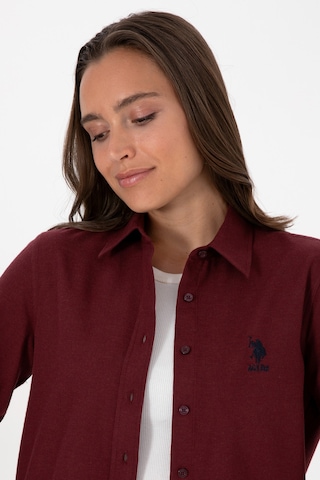 U.s. Polo Assn. Kadın Plum Gömlek Basic 50316518-vr177 New Plum