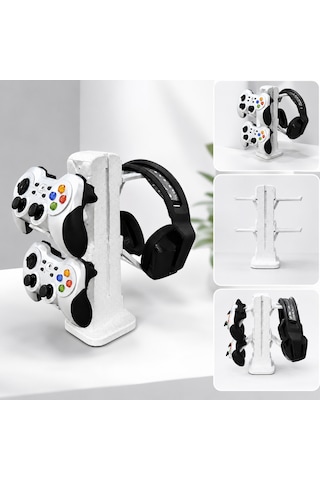 Gaming Tower Oyun Konsolu Düzenleyici Mermer Rengi