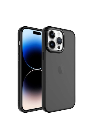 Apple Uyumlu iPhone 14 Pro Kilif Buzlu Sert Pc Trasnparan Kapak 565040074