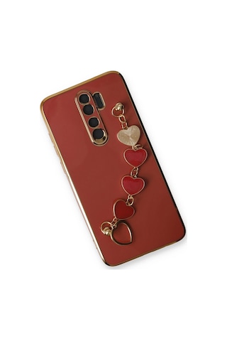 Gld-spt- Newface Xiaomi Redmi Note 8 Pro Kılıf Esila Silikon - Kırmızı