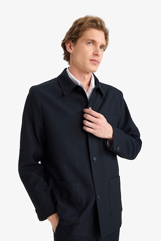 Defacto Regular Fit Polo Yaka Pamuk Astarlı Blazer Ceket G7970ax25wnnv86 Lacivert-nv86