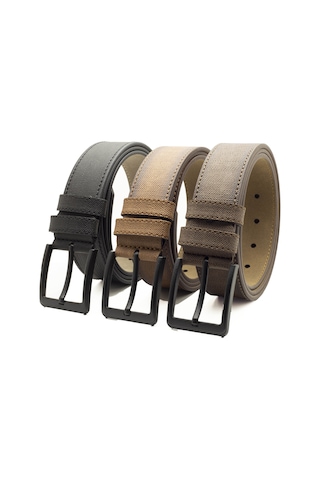 Deribond 3 Adet Erkek Kot Pantolon Kemeri