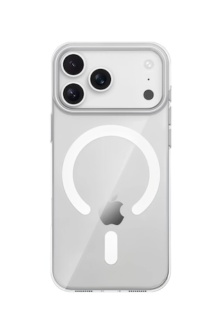 Joko - 140 - Apple Apple iPhone Uyumlu 17 Pro Max Pc Blank Magsafe Kapak - Glblseme - - Şeffaf
