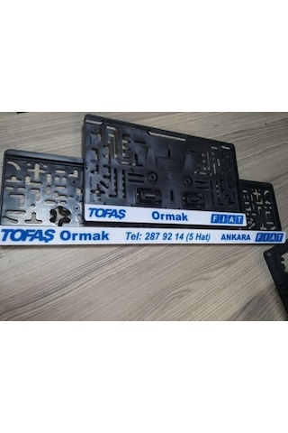 Ormak Tofaş  Pleksi Plakalik 525888778 - 2 Adet Kare
