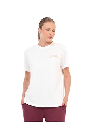Lumberjack Kısa Kol T-shirt Kadın Ekru Wl 11danya 000000000102725357 Bej