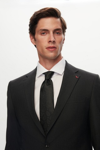 D's Damat Ds Damat Slim Fit Antrasit Yünlü Travel Takim Elbise 4he05ob35577m Antrasit