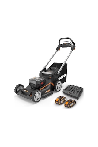Worx WG748E 40V 4.0Ah Li-İon 46 CM Profesyonel Kömürsüz Şarjlı Çim Biçme Makinesi