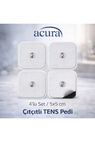 Çıtçıtlı Tens Pedi 5 5 4lü