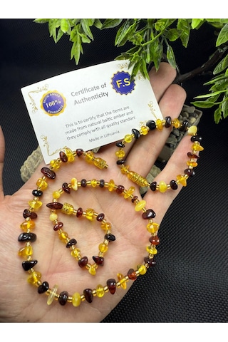 Kehribar Bebek Seti Orjinal 2 Li Açık Kahve