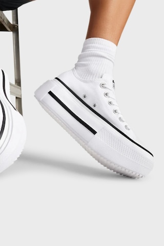 Converse Bayan Ayakkabı A15491c 102 Beyaz-siyah Beyaz-siyah Beyaz - Siyah
