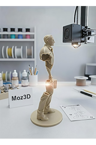 Modern Tasarımlı Figür Stilize İş Adamı Koleksiyon Parçası Diğer